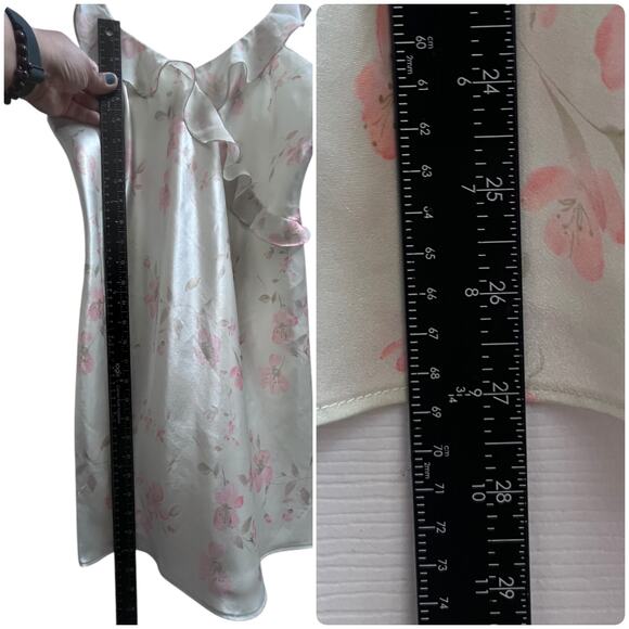 Morgan Taylor Intimates Tiny Pull Camisole Chemise Nightgown Size Small - Picture 6 of 10